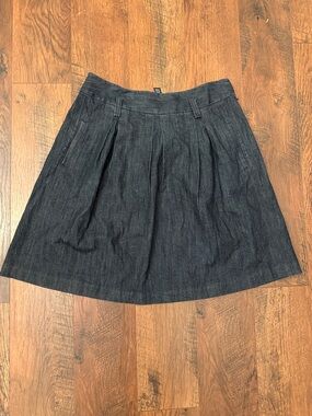 INC International Concepts Dark Denim Circle Skirt